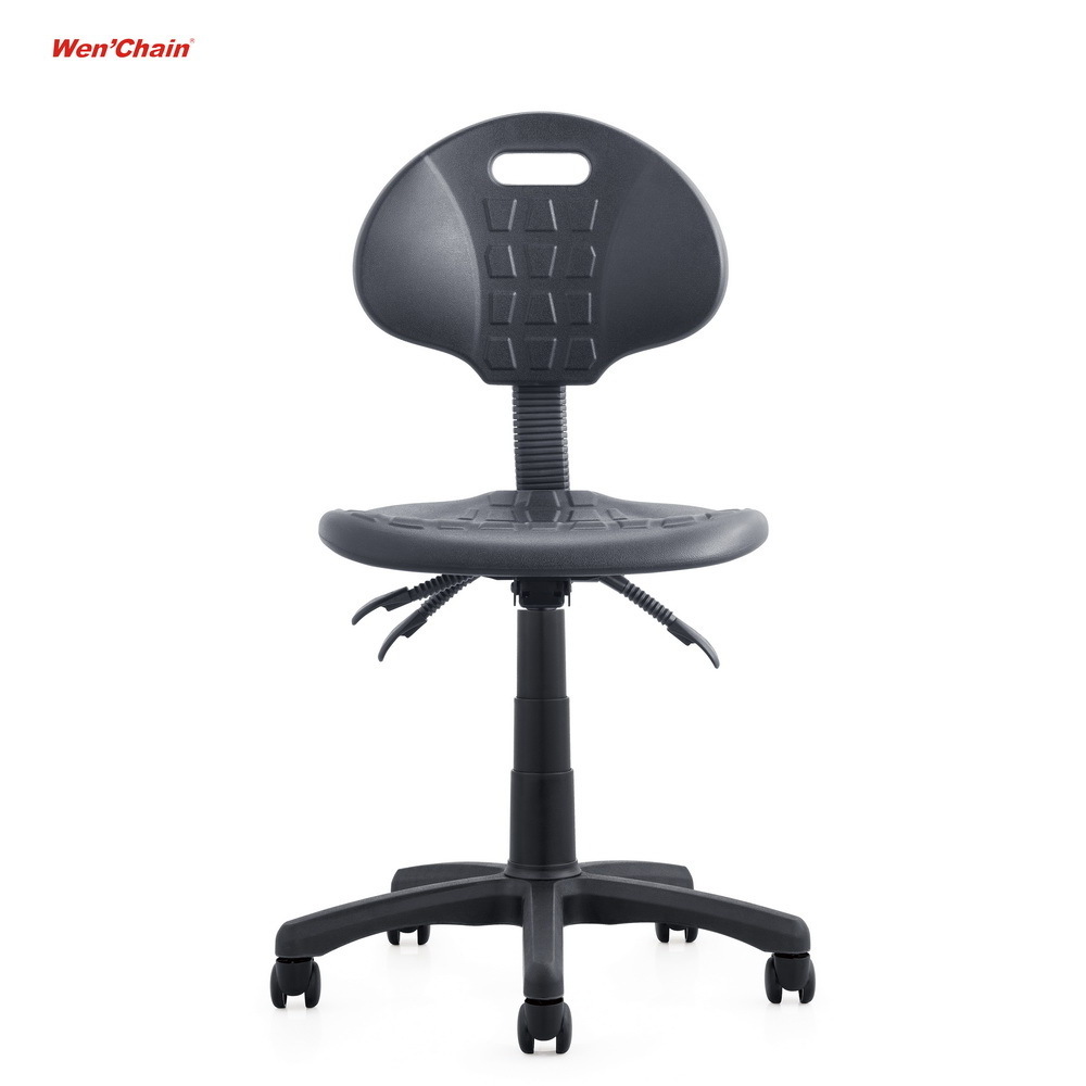 Adjustable Swivel Lab Plastic Medical Soft Pu Foam Antistatic Office Lab Stool ESD Chair