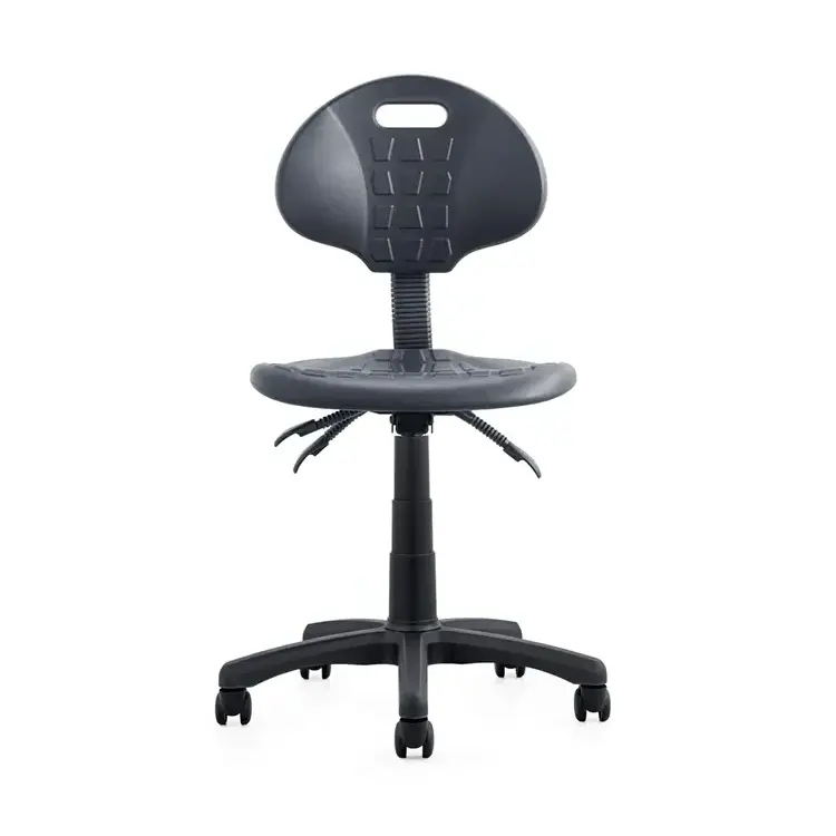 Height Adjustable round lifting stool esd chair antistatic PU cover clean room furniture ESD chair