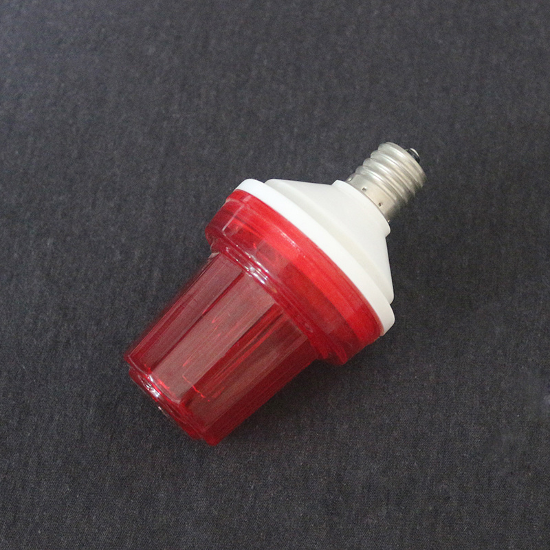 IP65 Flashing light bulb E27 strobe bulb 230v red green yellow blue colors B22 strobe bulb 1w