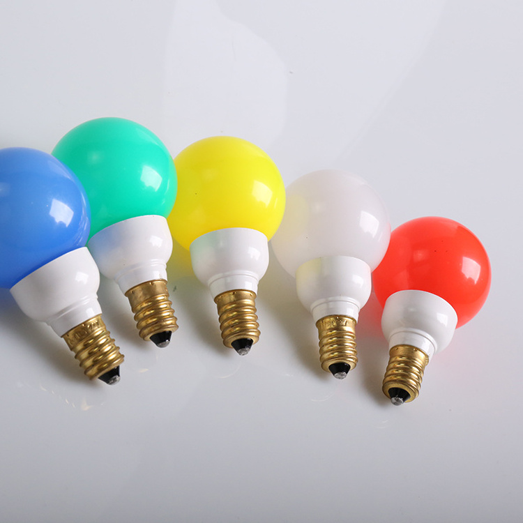 Christmas decorations bulb G45 E14 For String Lighting Lamparas Bulbs Decoration 1 Watt Led Bulb Holiday Ornament