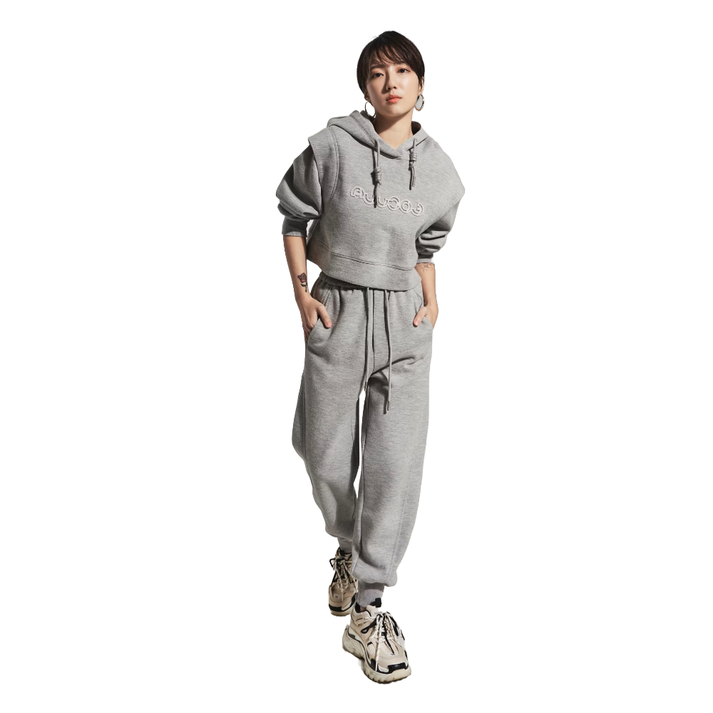 Tracksuit with Vibrant Energy and Youthful Spirit in Grey