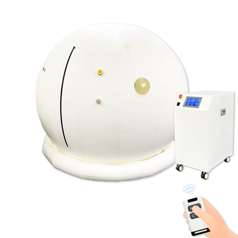 1.3ATA 4PSI foldable  hyperbaric spa capsule for detox and beauty care personal use Oxygen sauna diving chamber