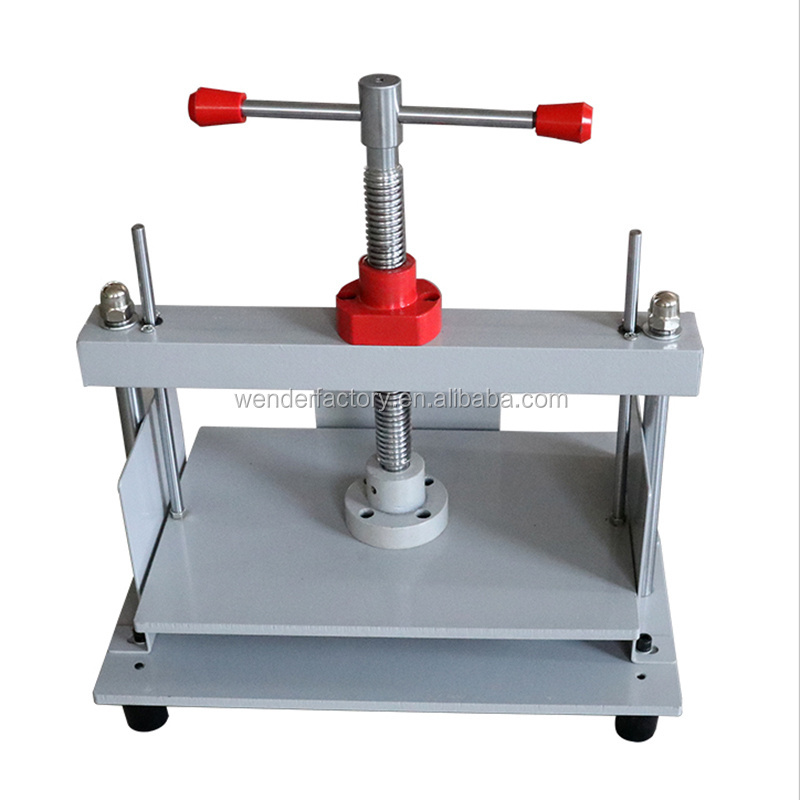 A4 Size Manual Receipt Paper Book Flattening Machine Paper Press Coin Stamp Book Pressing Machine