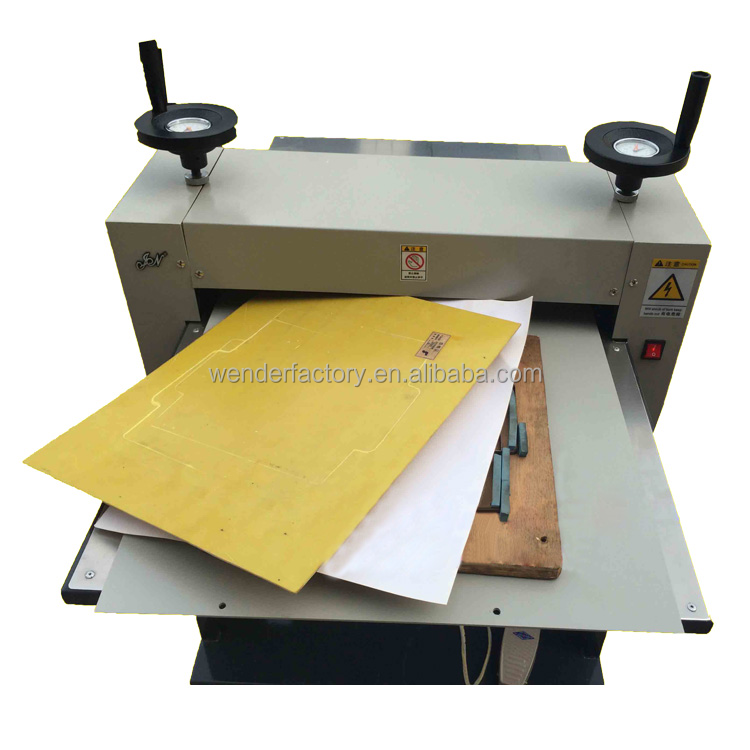 Semi Automatic Rotary Roller Box Paper Cardboard Die Cutting Machines