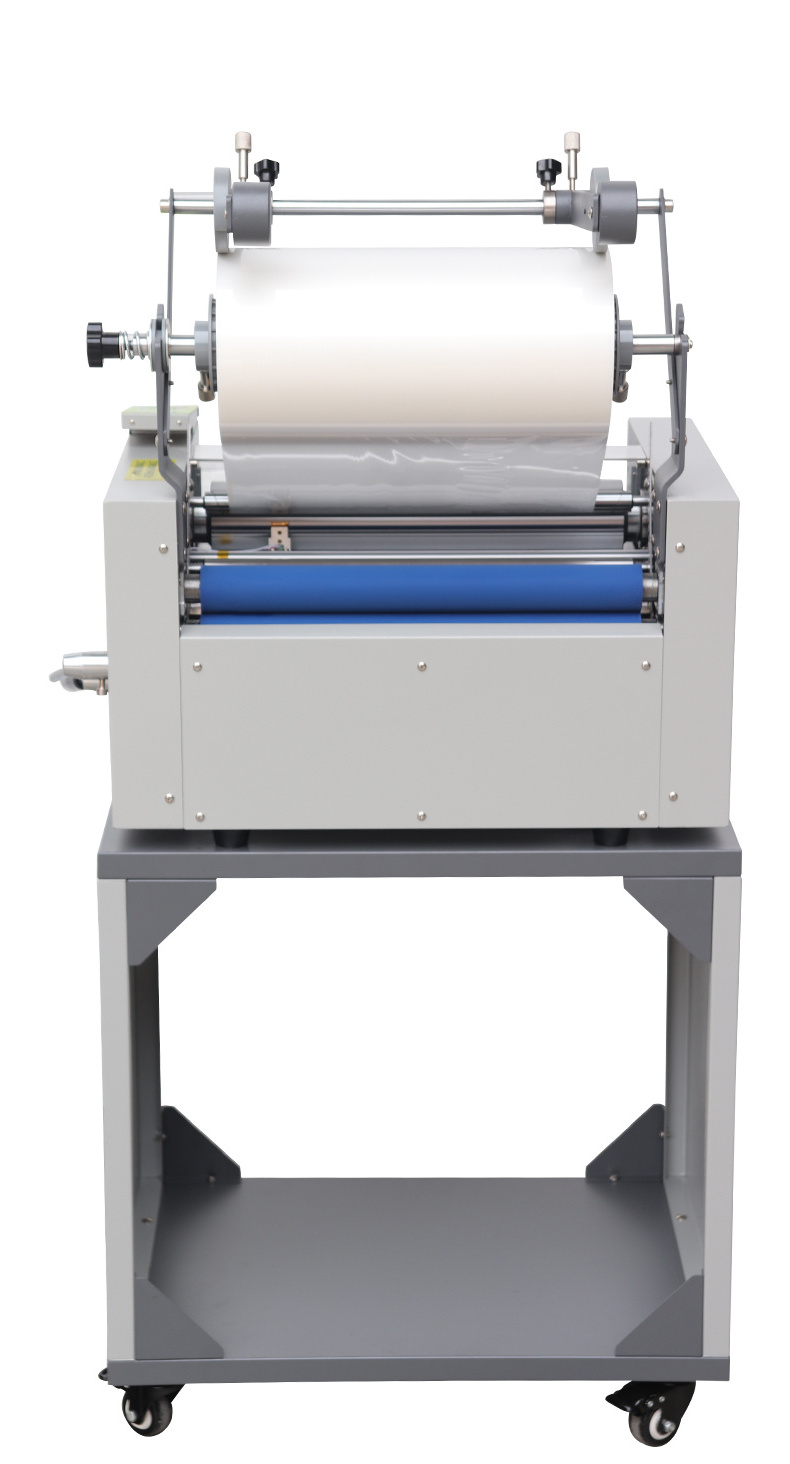 A3 Automatic Hot Roll Film Laminator with metal roller paper cold & hot roll laminating machine