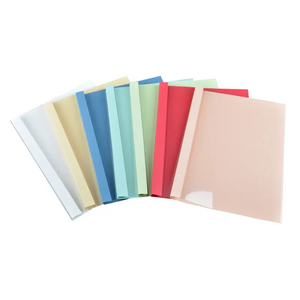 A4 size 3mm thickness Hot melt glue binding PVC book cover transparent