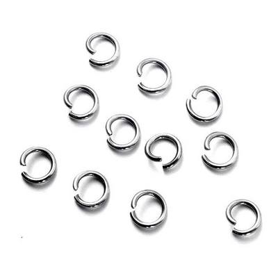 Stainless Steel Open Single Loops Jump Rings Split Ring For Jewelry Making DIY Connector Made Accessories