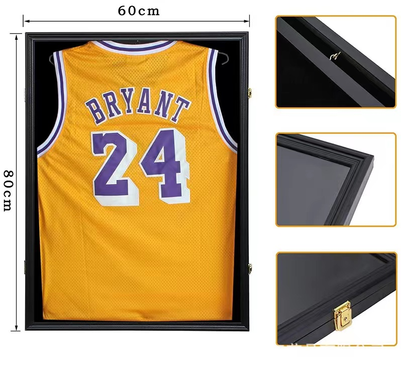 Winfeier Factory New Classic Custom Football Basketball Jersey Frame Display Case Jersey Frame