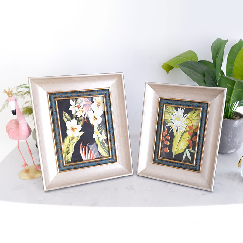 wholesale digital 4 x 6 photo frames Polaroid Picture Frame Iridescent Acrylic Picture Frames for Desktop Tabletop Mini Photo