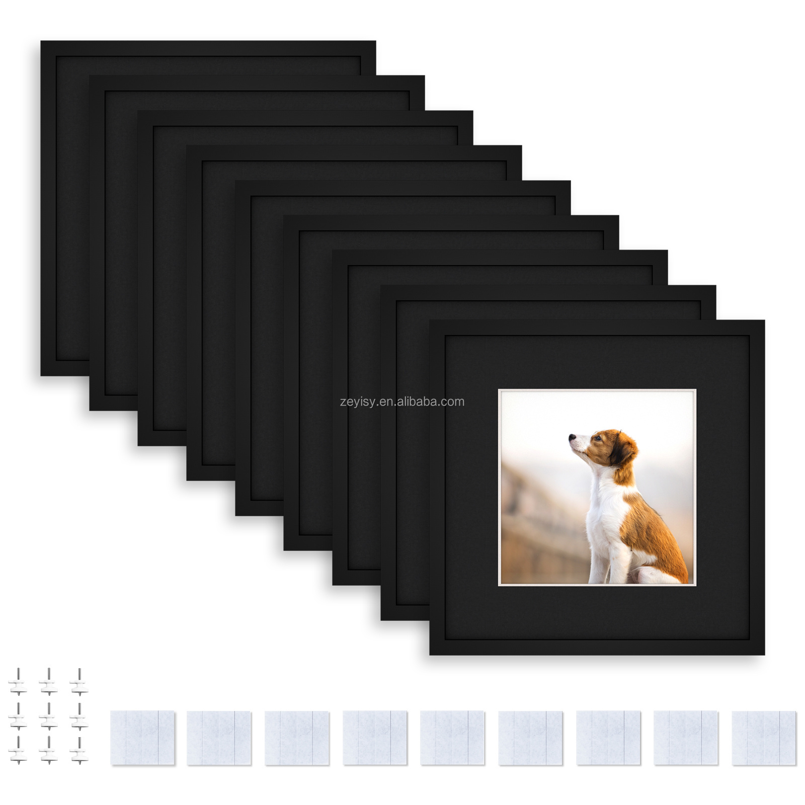 Photo Tiles Peel and Stick Picture Frames as Wall Picture Frame | 8x8