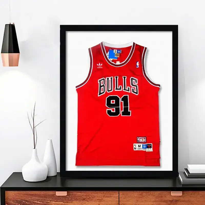 wholesale Custom 16x20 inch black Box Gifts t Football Shirt Frame jersey wall display case 3D art shadow box frame