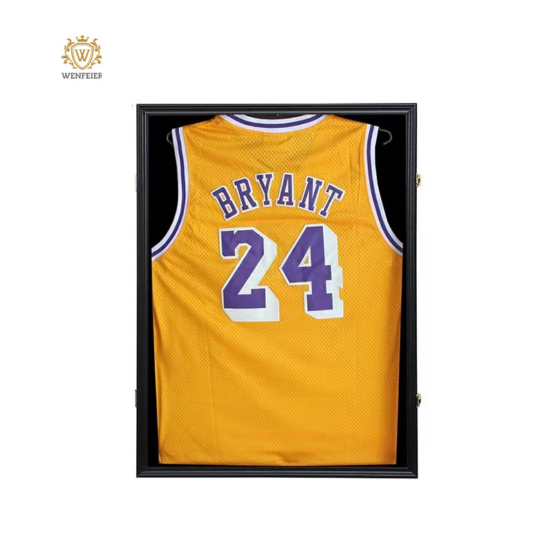 Winfeier Factory New Classic Custom Football Basketball Jersey Frame Display Case Jersey Frame