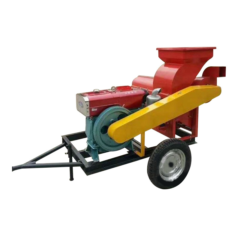 Multifunctional 6HP diesel corn thresher wheat soybean rice sorghum millet sheller machine