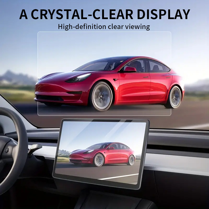 Car Telsa model 3 Y screen protector 2024 Center Control Infotainment Console Screen Guard Cover