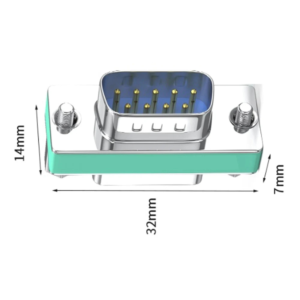 120 ohm 9Pin DB9 Male to Female/Male to Male/Female to Female/ Mini Gender Changer Adapter 485 Serial plug Connector