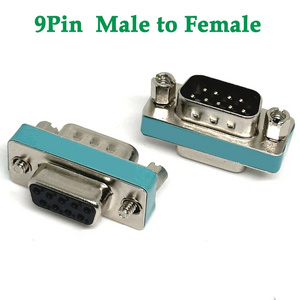 DB9 9Pin Male to Female/Male to Male/Female to Female/ Mini Gender Changer Adapter 485 Serial plug 120 ohm Connector