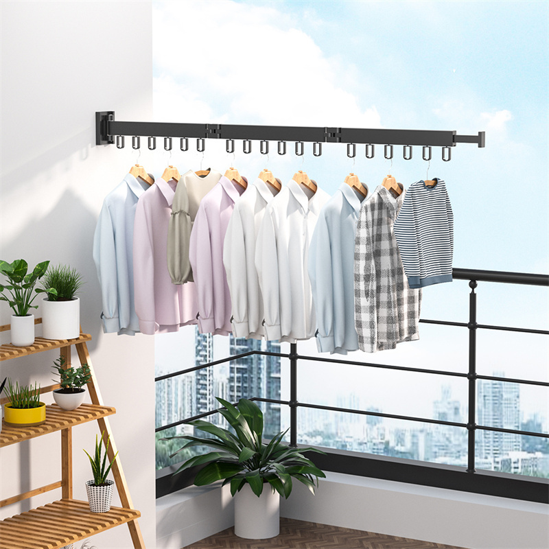 Wall Mounted Rack Storage Shelf Hangers for Wall Hat Racks Hooks Aluminum Metal Storage Holders & Racks Single Rectangle Lacquer