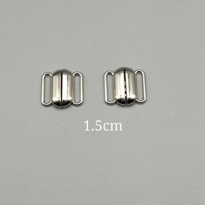 Custom 15/17/20mm Metal Buckle Adjustable Glide Slider Buckles For Swimwear Bra Adjust Straps