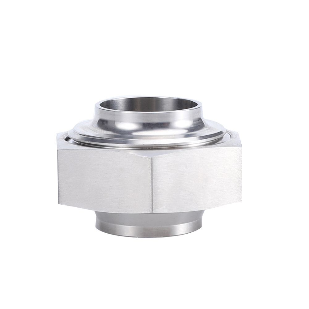 Sanitary Pipe Fitting Stainless Steel 304 RJT38 Union Joint For Beer Brewing Equipment