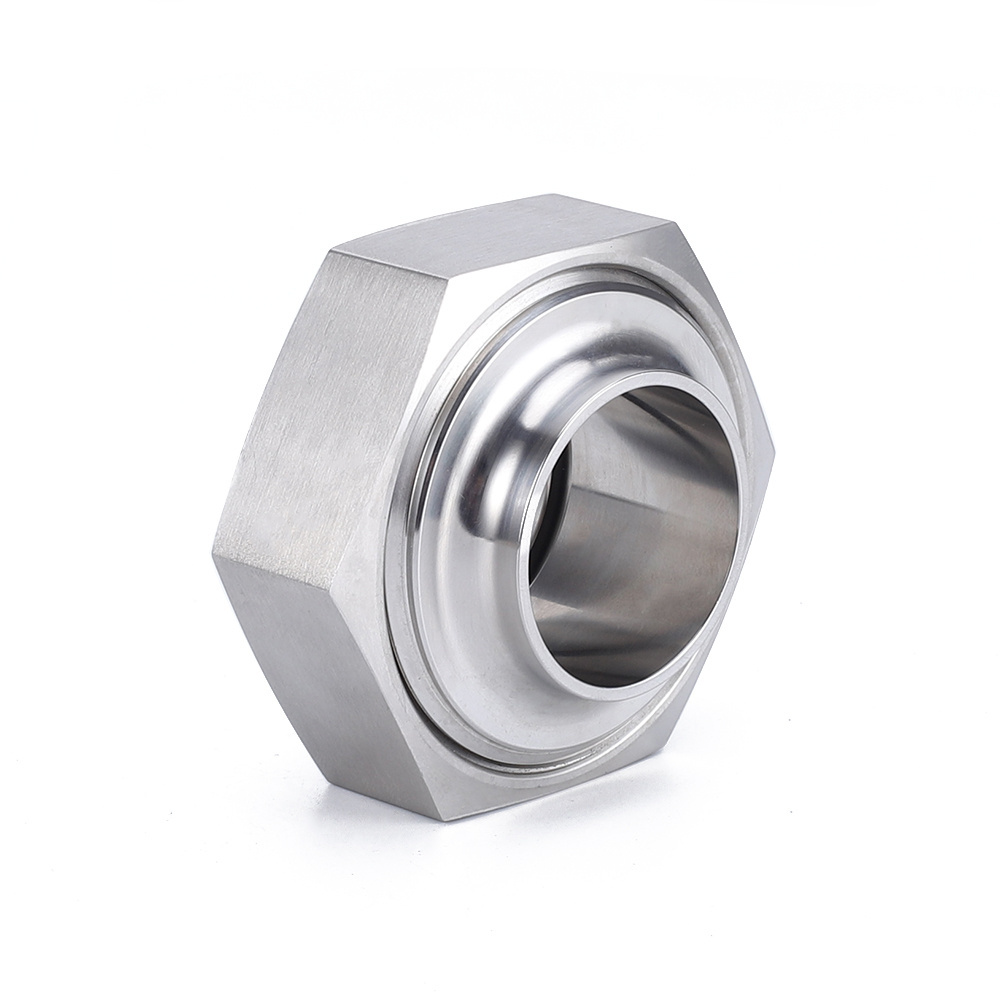 Sanitary Pipe Fitting Stainless Steel 304 RJT38 Union Joint For Beer Brewing Equipment