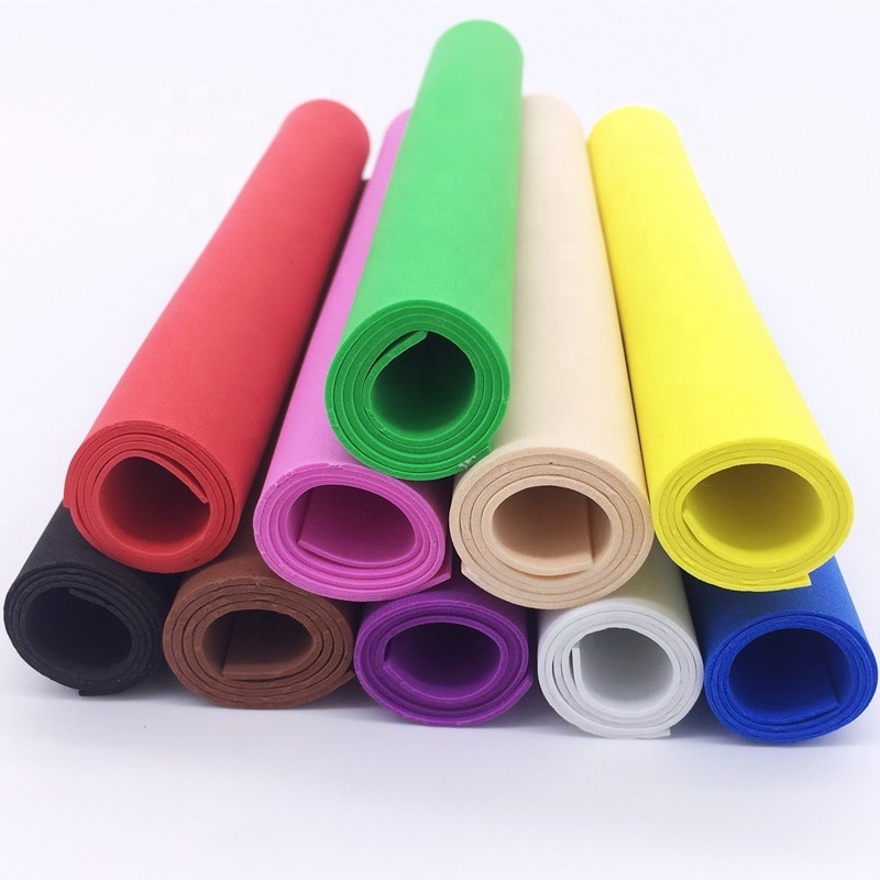 A4 1mm colorful EVA foam sheet without glue for Kid's craft