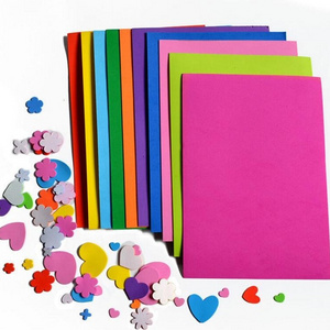 A4 1mm colorful EVA foam sheet without glue for Kid's craft