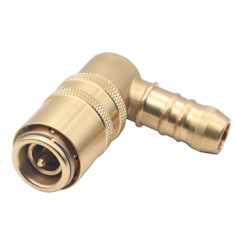 Factory Customized wholesale injection mold brass Z80/Z801 shut off female fast pipe connection air hose quick coupling