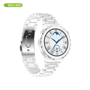 Wenin Custom Logo Women Smartwatch Sport Android Fashion Smart Watch Round Screen IP68 waterproof Smart Watch For Iphone