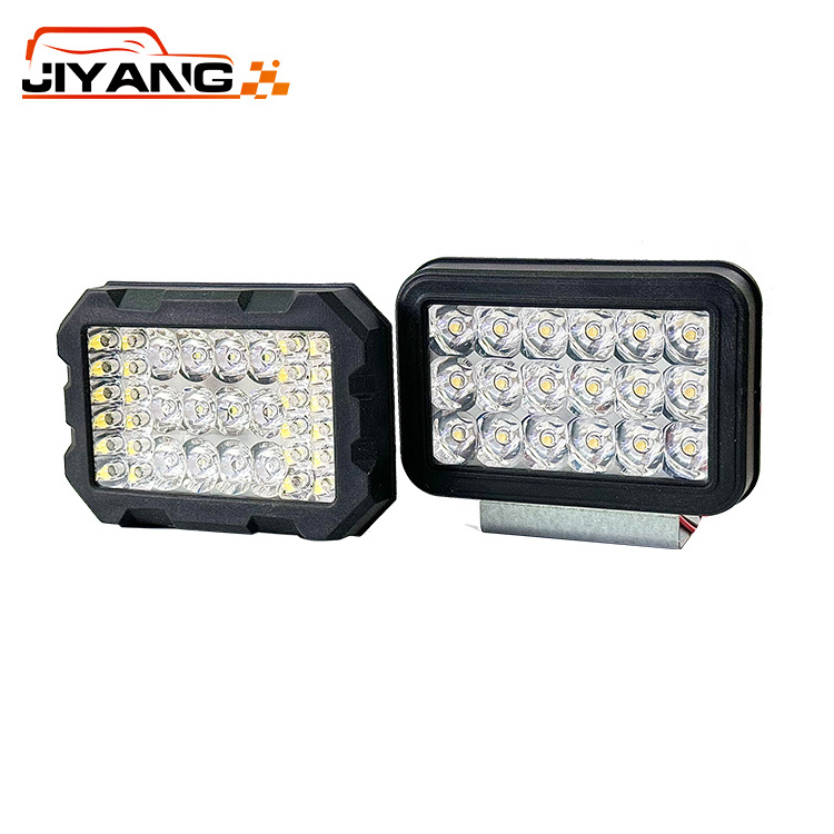 Super Bright 18 LED Rectangular Universal Moto Scooter Motorcycle Spotlight Fog Lamp Modified Motorcycle LED Headlight