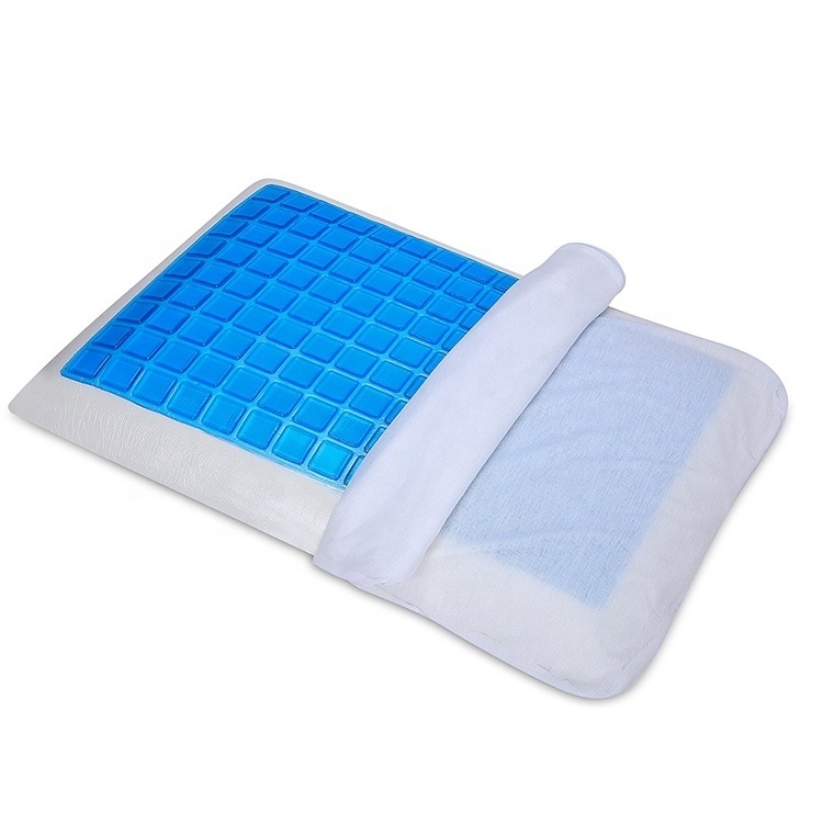 Custom Household Cooling Gel Memory Foam Pillows Sleeping Cool Pad Pillow for Summer