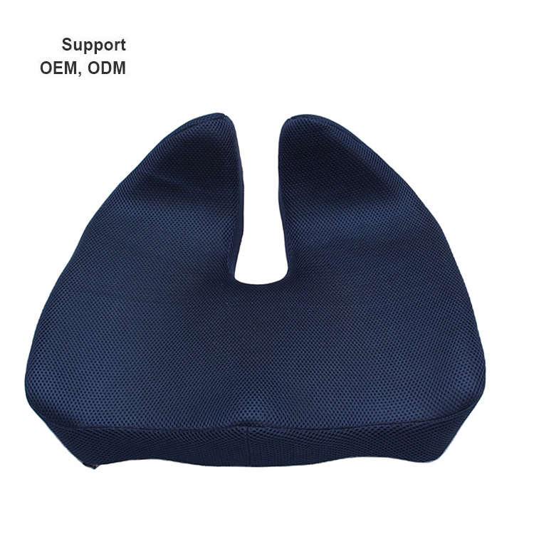 2021 New Style Hemorrhoid Pillow Blood Circulation Silicone Cooling Coccyx Orthopedic Memory Foam Car Seat Cushion