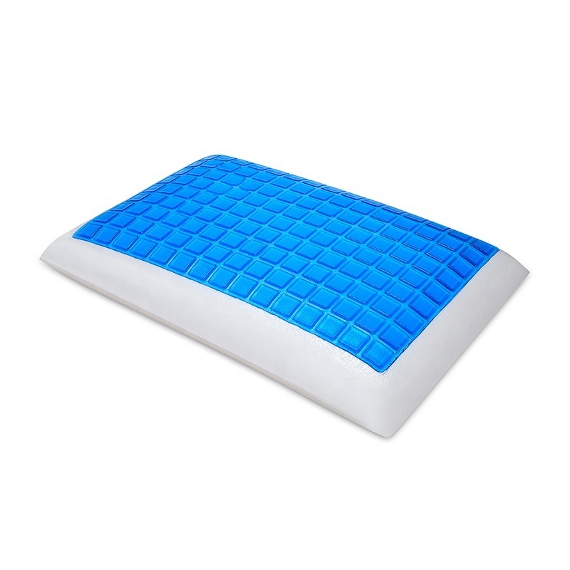 Custom Household Cooling Gel Memory Foam Pillows Sleeping Cool Pad Pillow for Summer