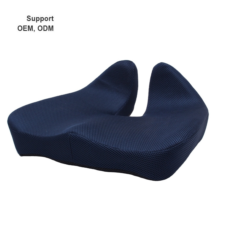 2021 New Style Hemorrhoid Pillow Blood Circulation Silicone Cooling Coccyx Orthopedic Memory Foam Car Seat Cushion