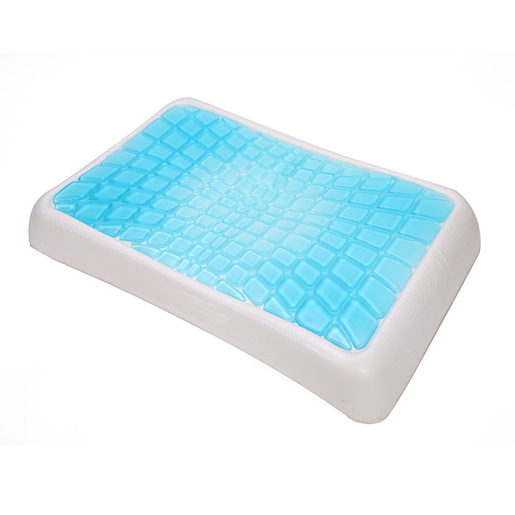 Cooling Pad Gel Memory Foam Pillow Orthopedic Contour Design Cervical Neck Ventilation Memory Foam Pillow