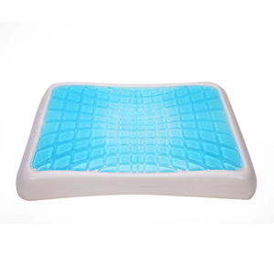 Cooling Pad Gel Memory Foam Pillow Orthopedic Contour Design Cervical Neck Ventilation Memory Foam Pillow