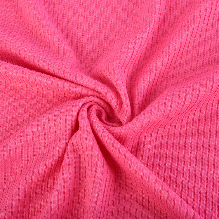 95 polyester 5 elastane fabric stretch rib fabric for dresses and shirt