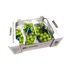 Custom Printing Fruit And Vegetable And Seafood Foldable Hard Corrugated Shipping Packaging Waxed Cardboard Boxes