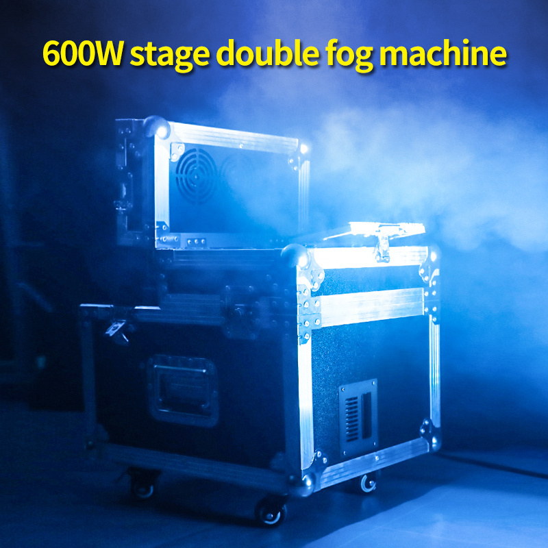 600W Double Heads Professional Haze Machine Dual Hazer Fog Smoke Machine Stage Equipment Fogging Machines