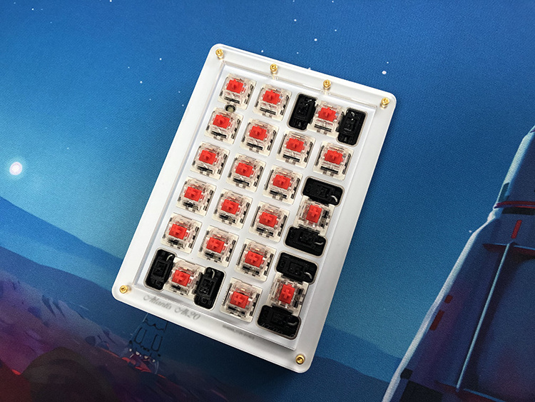 WENJUN Hot swap slot DIY 21 Key Switches Removable VIA Mechanical Programmable Macro Keyboard Macro pad PS Designer Numpad