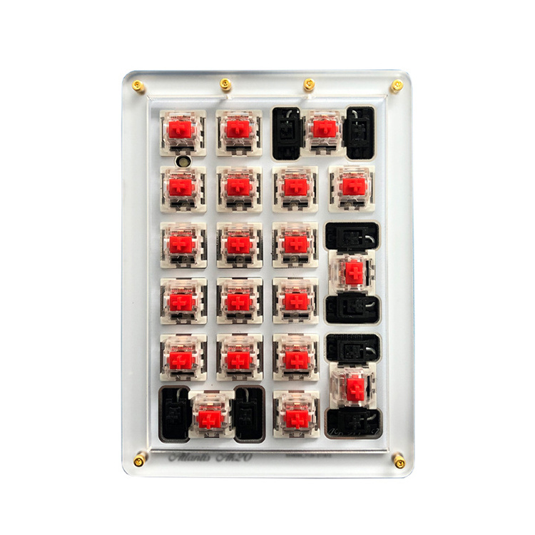 WENJUN Hot swap slot DIY 21 Key Switches Removable VIA Mechanical Programmable Macro Keyboard Macro pad PS Designer Numpad