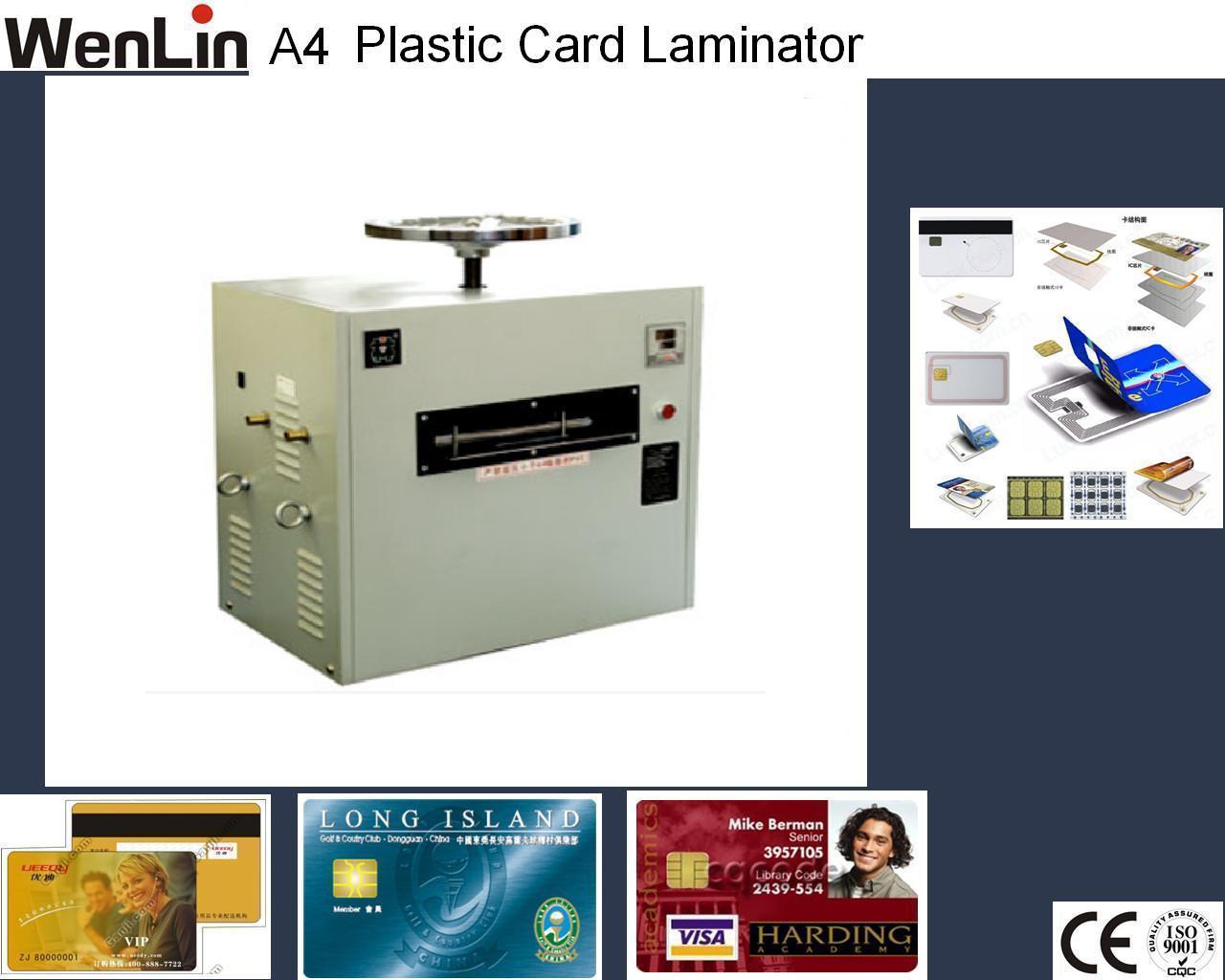 A4 Size Plastic Card Fusing Machine Credit Card Laminating Machine ID Card Making Machine