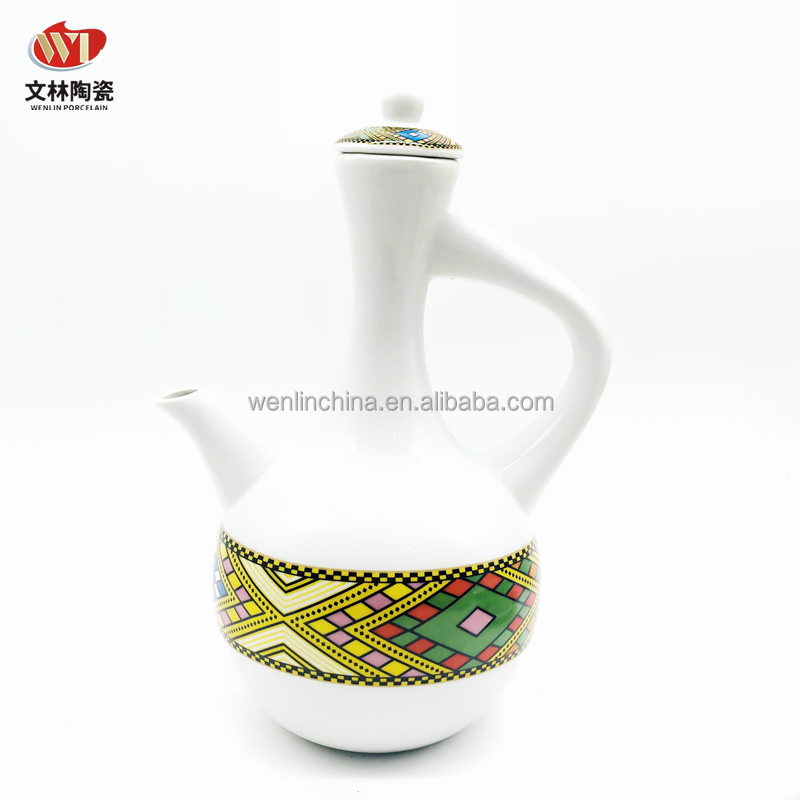 Wholesale price jebena rekebot eritrean art 16pcs 17pcs ethiopian coffee cup set hot sell in Ethiopian market