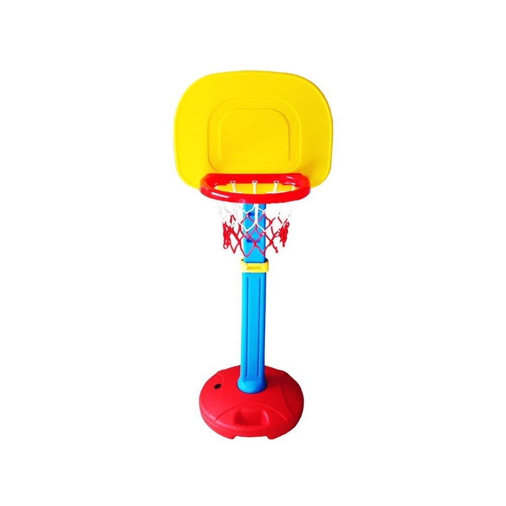 cheap price different age height adjustable removable kids mini plastic Basketball Stand with hoop and backboard for home use