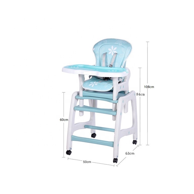 Hot Sale Kid Children Toddler Portable Simple Dining Eating Feeding High Chair Baby Folding Chair