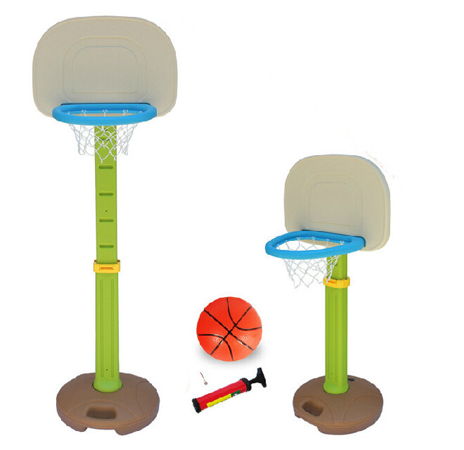 cheap price different age height adjustable removable kids mini plastic Basketball Stand with hoop and backboard for home use