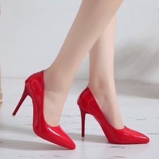 New Design Nice High Heels Red Bottom Women Dress Casual Sandals Plain Summer Light Luxury Lady Heel Shoes