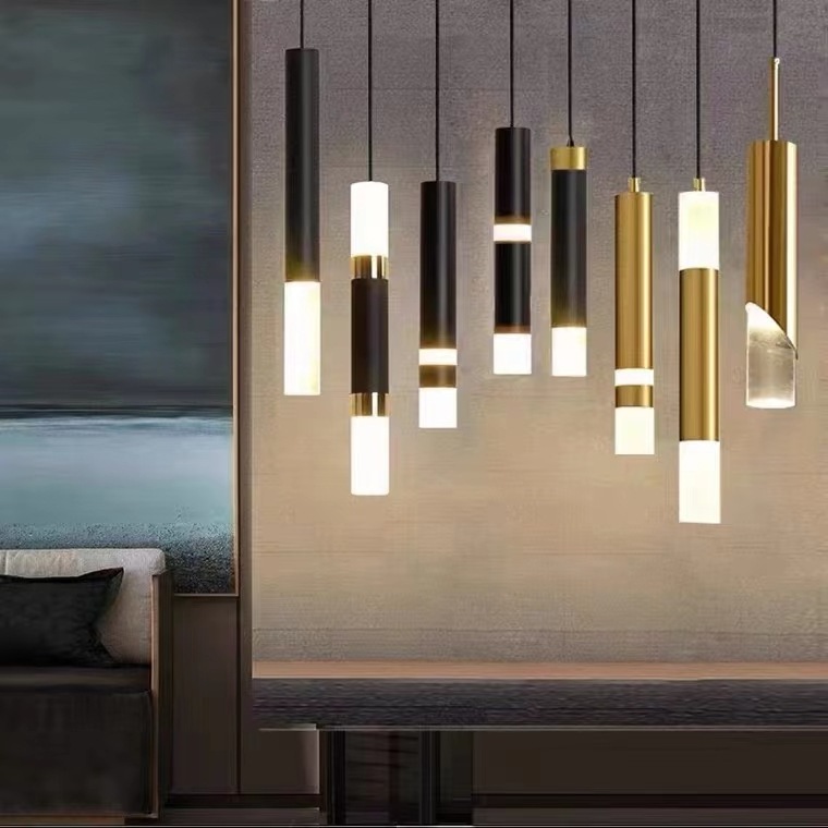 Pendant Nordic Led Mini Black And Gold Small Home Creative Minimalist modern chandelier for kitchen bedroom bedside bar