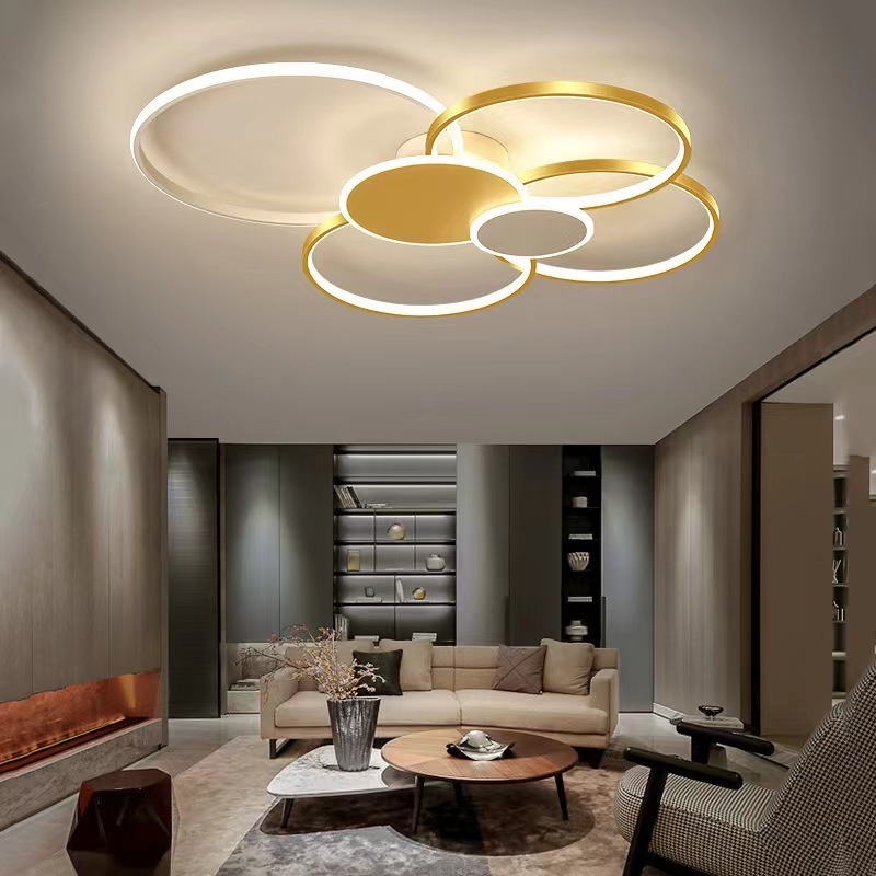 Wholesale Hot Sale New 2022 House Lighting Ceiling Lights For Living Room House Modern Black Lamp Led Ceiling Light Fixtures