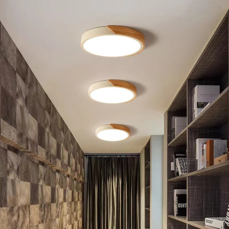 Led Drum Flush Mount Ceiling Light In White Dimmable & Remote Control Led Ceiling Lamp Round Light Ceiling