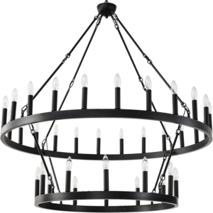 Vintage Lighting Fixtures High Ceiling Staircase Pendant Light Banquet Hall Mosque 2-tier Round Candelabra Large Chandelier